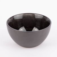 Schale Bowl klein reactive glaze reaktive Glasur schwarz 12x6cm (DxH)
