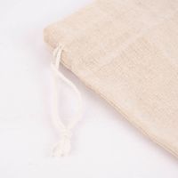 Beutel mit Kordelzug Ostern natur weiß schwarz 19.5x29cm verschiedene Motive