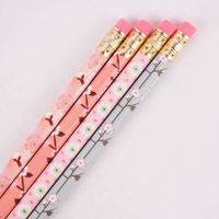 Rico Design Bleistifte Mix Kirschblüten rosa hellblau 4 Stück
