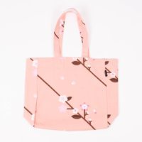 Rico Design Canvasshopper Kirschblüten Sakura pfirsich rosa 38x40x13cm