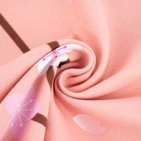 Rico Design Canvas Baumwollstoff Kirschblüten pfirsich rosa 50x140cm