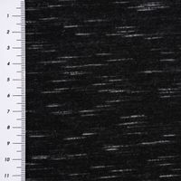 Rico Design Jersey Stoffabschnitt meliert schwarz weiß 80x100cm
