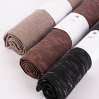 Rico Design Jersey Stoffabschnitt meliert schwarz weiß 80x100cm