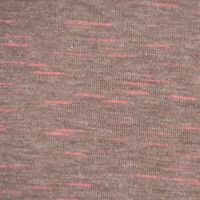Rico Design Jersey Stoffabschnitt meliert taupe pink 80x100cm
