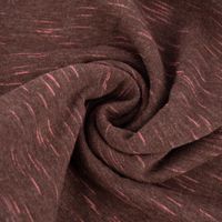 Rico Design Jersey Stoffabschnitt meliert braun pink 80x100cm