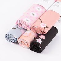 Rico Design Baumwollstoff Kirschblütenzweige hellblau rosa 50x140cm