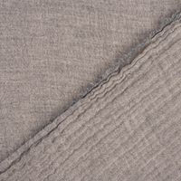 Bekleidungsstoff Double Gauze Windelstoff uni sand meliert 1.35m
