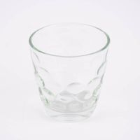 Windlicht Teelicht Trinkglas Dots Glas farblos 9x8.5cm