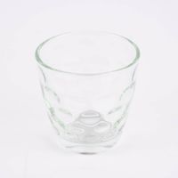 Windlicht Teelicht Trinkglas Dots Glas farblos 7.5x7.5cm