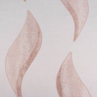 Gardinenstoff Paneele Meterware Scherli Grafik Silbereffekte wollweiß rosenholz 60cm Breite