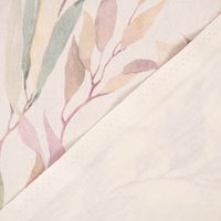 Dekostoff Baumwolle Digitaldr. Aquarell Blätter Blüten Schmetterling