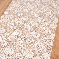Tischläufer Weichschaum Outdoor Unique creme 45x150cm