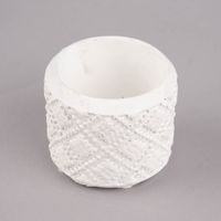 79588-Pflanztopf-klein-Rautenmuster-gepraegt-Beton-weiss-8x7cm-KW13-2022-187231Capture0119.jpg Pflanztopf klein Rautenmuster geprägt Beton weiß 8x7cm