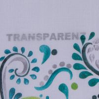Stores Bordüre Paisley Ranken weiß grün petrol grau raumhoch 300cm