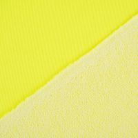 French Terry Sommersweat NEON einfarbig gelb 1.45m Breite