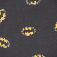 Baumwollstoff Popeline Digitaldr. Batman™© Batsignal schwarz gelb weiß