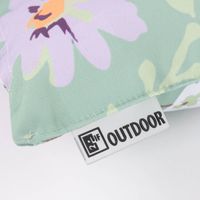 Outdoor Kissen Blüten Blumen grün hellgrün weiß 45x45cm