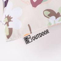 Outdoor Kissen Blüten Blumen beige hellgrün weiß 45x45cm