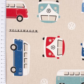 Vw Bus Dekostoff Bulli Jersey Stoff Bulli Stoff Vw Bus Dekostoff
