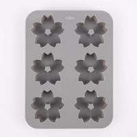 Rico Design Silikonform Kirschblüte für 6 Stück 6.5x6.5cm
