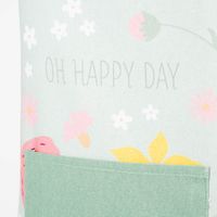 Grafik Werkstatt Schürze verstellbar Oh happy day Blumen mint bunt 66x85cm