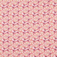 Dekostoff Baumwolle Canvas Tesaya Blumen abstrakt klein rosa rot 1.5m