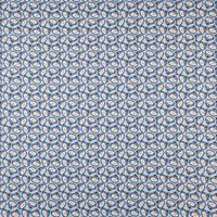 Dekostoff Baumwolle Canvas Tesaya Blumen abstrakt klein blau 1.5m