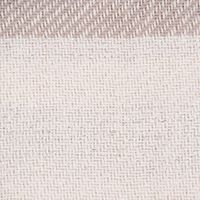 Strickplaid Streifen mit Silberfaden beige creme 125x150cm