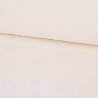 Polsterstoff Dekostoff Wärmevorhangstoff Akustik Soft Teddy Deluxe offweiß 1.45m Breite
