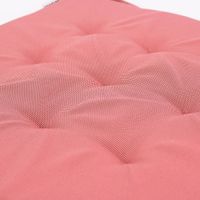 Outdoor Stuhlkissen mit Bindebändern St. Maxime Struktur rosa 38x38cm