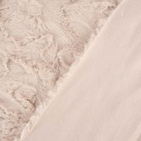 Fellimitat Kunstfell Wellen hellbeige1.5m Breite