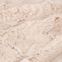 Fellimitat Kunstfell Wellen hellbeige1.5m Breite