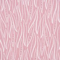 Double Gauze Musselin LEAVES geometrische Blätter rosa weiß 1.35m