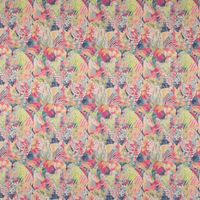 Dekostoff GobelPremium Expressionist Jungle Collage Wildtiere beige bu