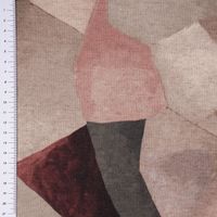 Dekostoff Baumwolle Digitaldruck Statue Mosaik Abstrakt rosa 140cm