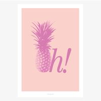 80500-Print-Oh--Ananas-Papier-weiss-rosa-lila-A5-oder-A4-oh-.jpg Print Oh! Ananas Papier weiß rosa lila A5 oder A4