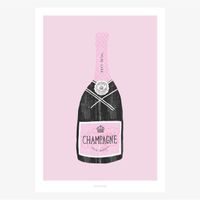 80519-Print-Champagne-Papier-weiss-rosa-grau-A5-14-8x21cm-champagne.jpg Print Champagne Papier weiß rosa grau A5 14.8x21cm
