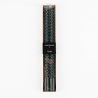 Stabkerzen Twisted einfarbig dunkelgrün 2 Stück 30x2cm