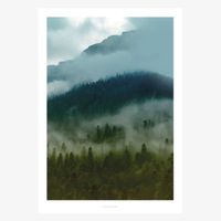 Print A Quiet Place No. 5 Papier weiß grün blau A5 oder A4