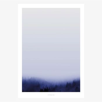 Print Bluescape No. 1 Papier weiß blau A5 oder A4