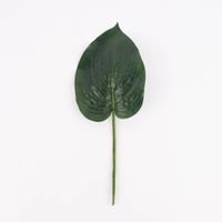 Kunstzweig Blatt Hosta grün 43x16.5cm