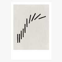 Print Sticks Papier weiß grau schwarz A5 oder A4