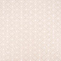 Tischdeckenstoff besch. Baumwolle CASUAL Stern Motiv grafisch beige we