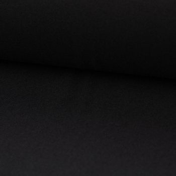 Baumwollstoff Dekostoff Canvas einfarbig schwarz 1.4m Breite