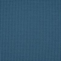 Organic Bio Waffeljersey Waffelstrick einfarbig jeansblau 1.45m Breite