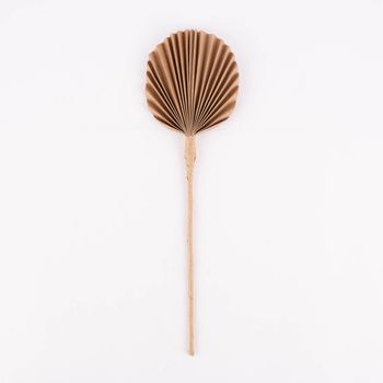 Dekozweig Blatt recyceltes Papier natur 44-46cm verschiedene Formen