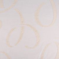 Gardinenstoff Paneele Meterware Scherli LOOP Ringel creme beige 60cm Breite