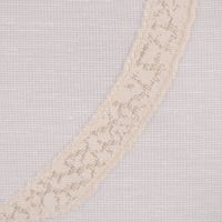 Gardinenstoff Paneele Meterware Scherli LOOP Ringel creme beige 60cm Breite