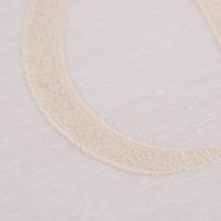 Gardinenstoff Paneele Meterware Scherli LOOP Ringel creme beige 60cm Breite