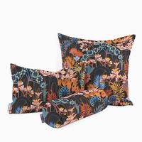 Dekostoff Baumwolle SatDigitaldr. Santana Art Deco Blumen Blättter sc